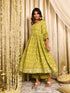 MULMUL GUL-FAREEHA GATHERED KURTA & PANT SET MULMUL GUL-FAREEHA GATHERED KURTA & PANT SET